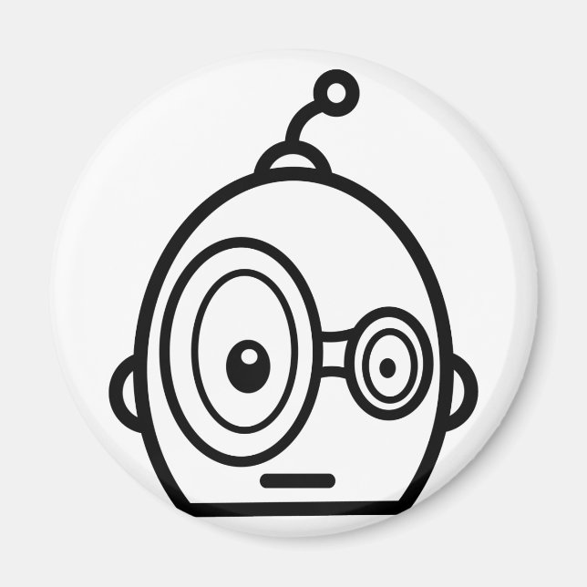 Robot Heads Magnet (Front)