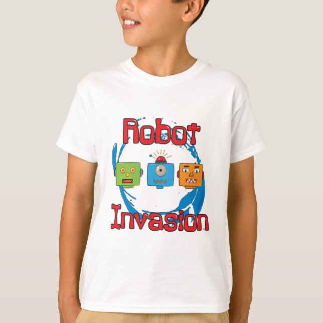 Robot Invasion T-Shirt (Front)