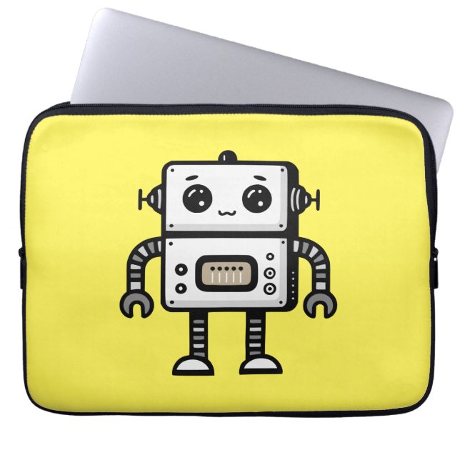 Robot Laptop Sleeve (Front)