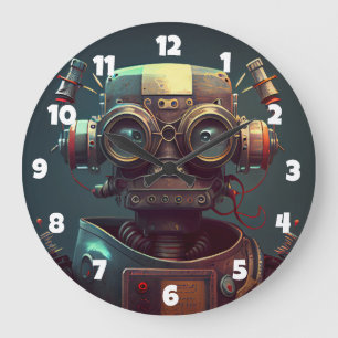 Robot Large Clock