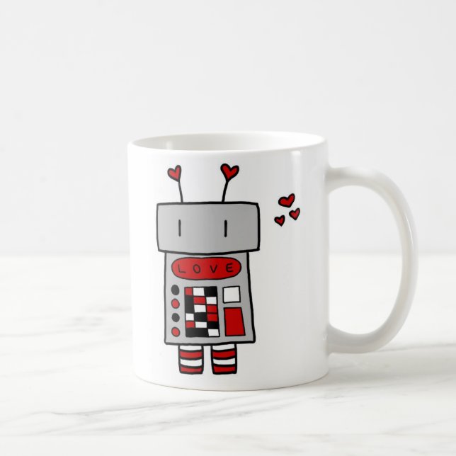 Robot Love Coffee Mug (Right)
