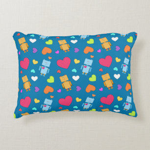 Robot Love Decorative Cushion