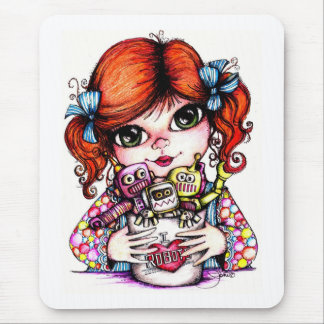 Robot Love Mouse Mat