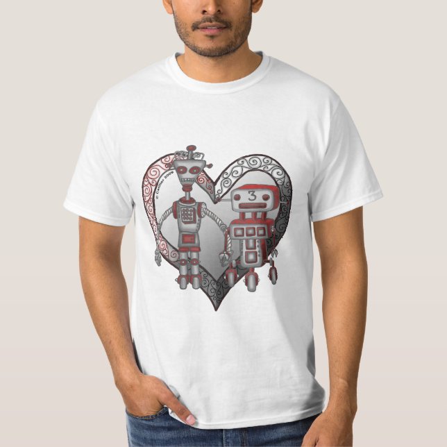 Robot Love t-shirt (Front)