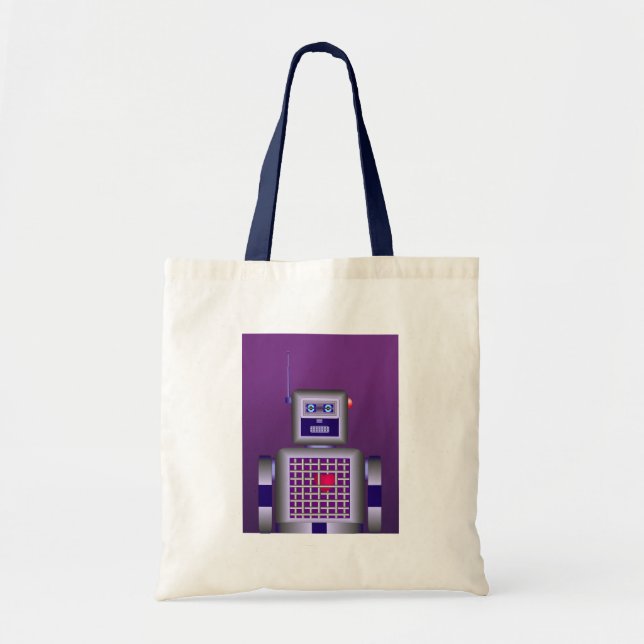 Robot Love Tote Bag (Front)