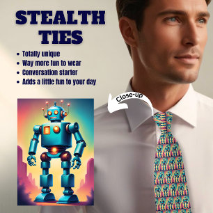Robot Lover's Stealth Neck Tie