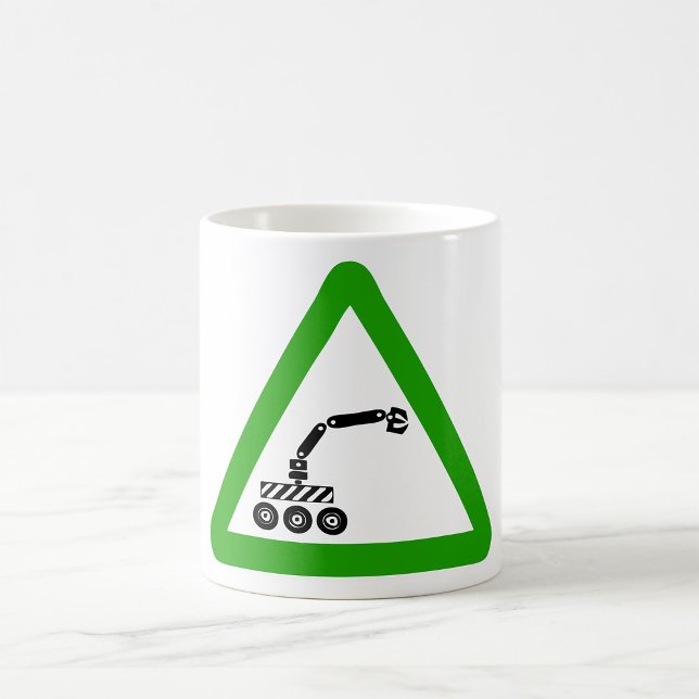Robot Machine Sign Coffee Mug (Creator Uploaded)