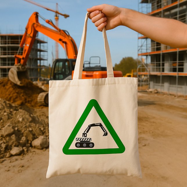 Robot Machine Sign Tote Bag (Creator Uploaded)