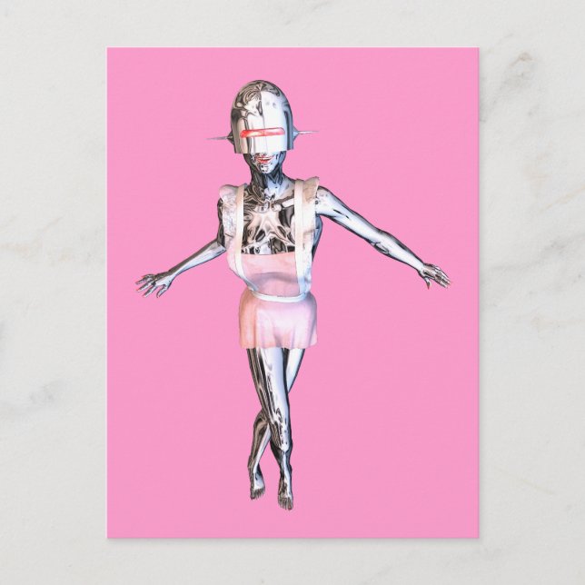 robot maid postcard (Front)