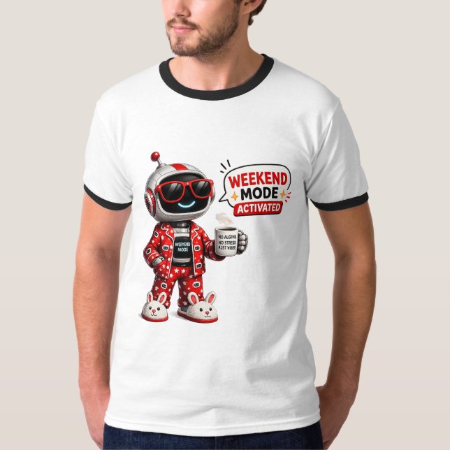 Robot Memes | Funny AI & Tech Humour T-Shirt (Front)