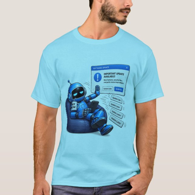 Robot Memes | Funny AI & Tech Humour T-Shirt (Front)