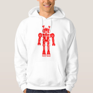 Robot Mk I - (Red) - Customised Hoodie