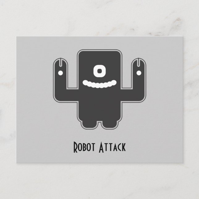 Robot Monster Postcard (Front)