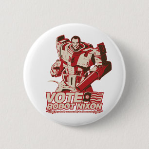Robot Nixon - All Hail Robot Nixon 6 Cm Round Badge
