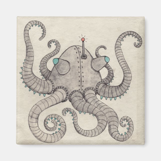 Robot Octopus Magnet (Front)
