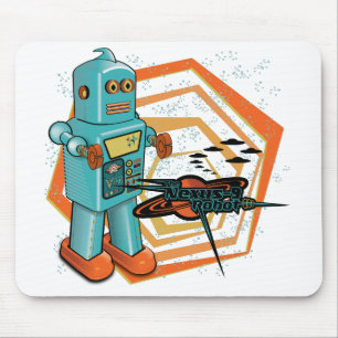 Robot O'Rama Mouse Mat