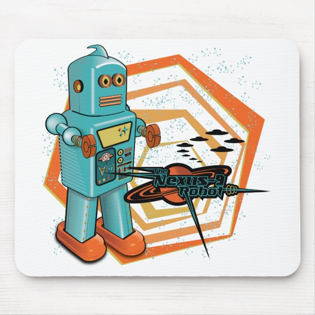 Robot O'Rama Mouse Mat (Front)