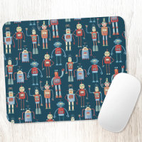 Robot Pattern Dark