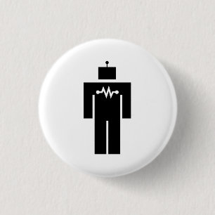 Robot Pictogram Button
