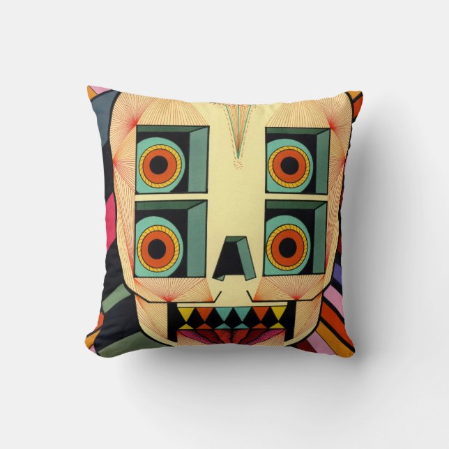 robot pillow (Front)