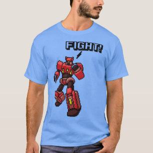 Robot Pixel Art T-Shirt
