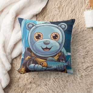 robot polar bear cushion