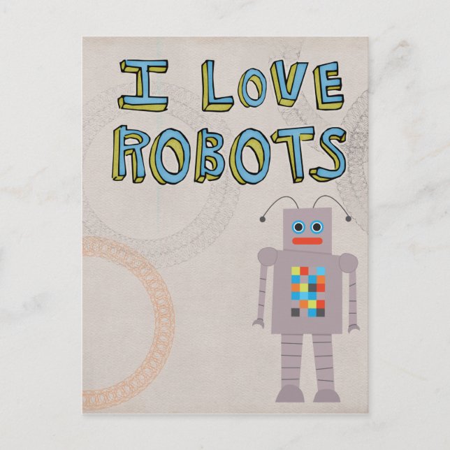 Robot Postcard (Front)