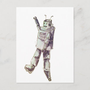 robot postcard