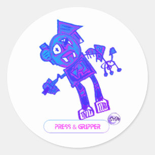Robot Press & Gripper Sticker