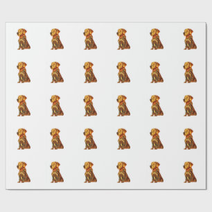 Robot Retriever � Futuristic Mecha Dog Wrapping Paper