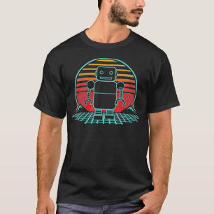 Robot Retro Vintage 80s Style Robotics Engineer Gi T-Shirt
