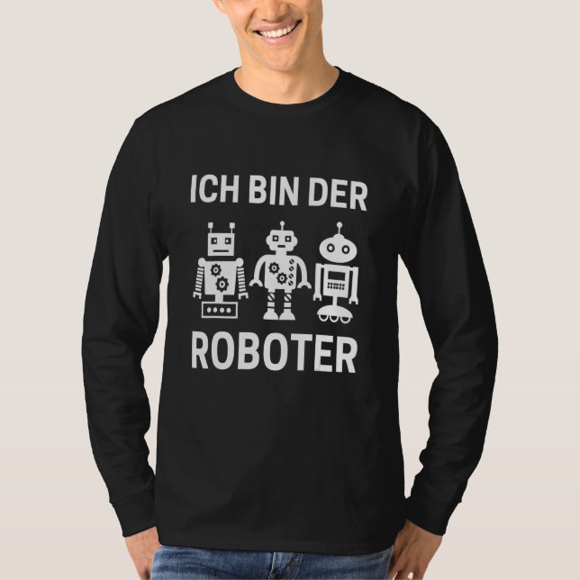 Robot  Robotics Engineer Ai Technology Cyborg Mach T-Shirt (Front)