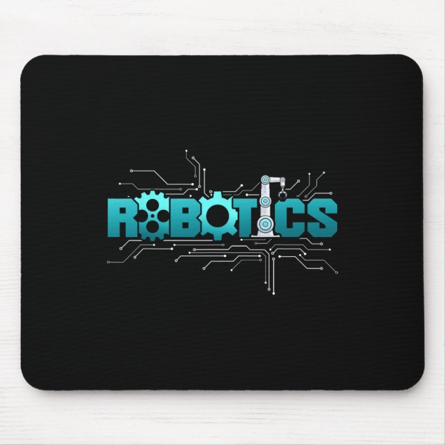 Robot Robotics Engineer Robotics  Mouse Mat (Front)