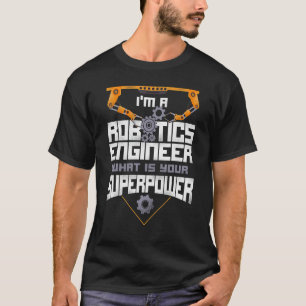 Robot Robotics Engineer Vintage I'm A Robotics Eng T-Shirt