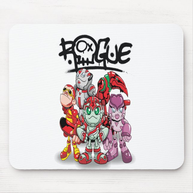 Robot Rogue Robotics Mouse Mat (Front)