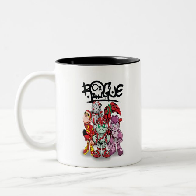 Robot Rogue Robotics Two-Tone Coffee Mug (Left)