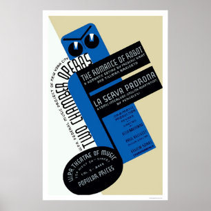Robot Romance New York 1938 WPA Poster