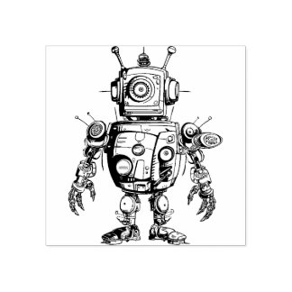 Robot rubber stamp
