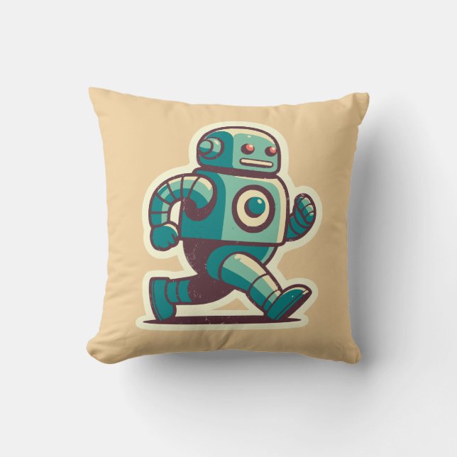 Robot Runner Cushion (Front)