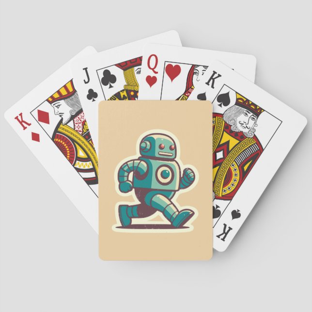 Robot Runner Playing Cards (Back)