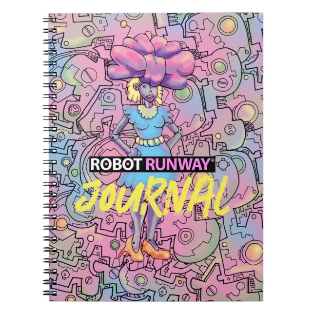 Robot Runway® Big Bow Journal (Front)