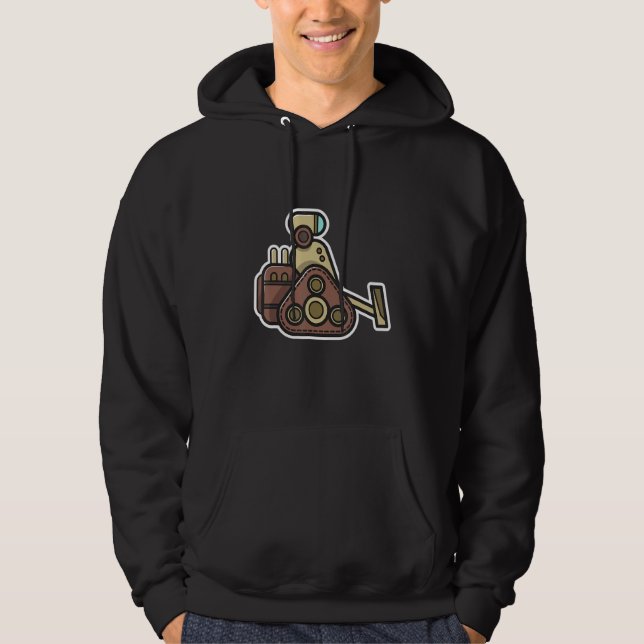 Robot Science Physics Children Technology Friend R Hoodie (Front)