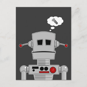 Robot Screw Postcard