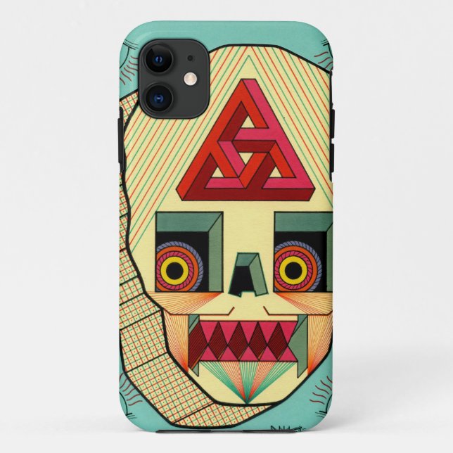 robot skull Case-Mate iPhone case (Back)