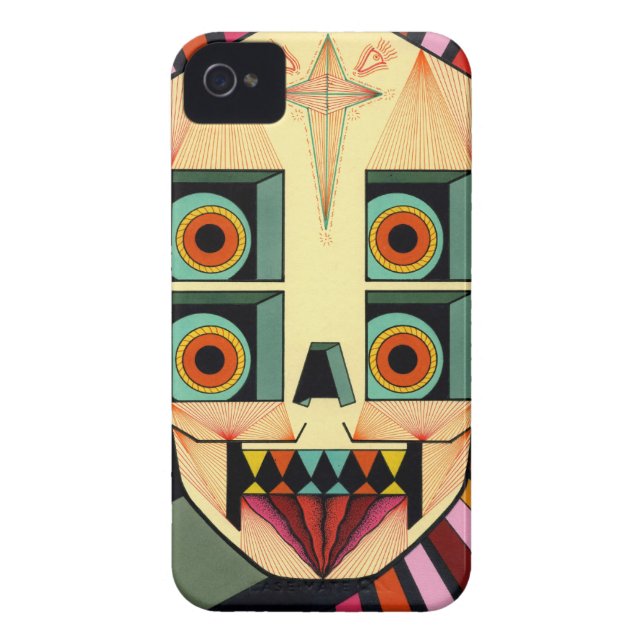 robot skull Case-Mate iPhone case (Back)