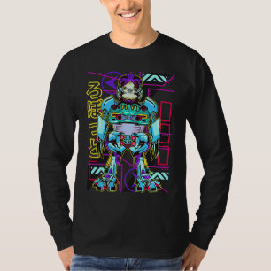 Robot Sloth Sci Fi Robotics Vaporwave Retro Pastel T-Shirt