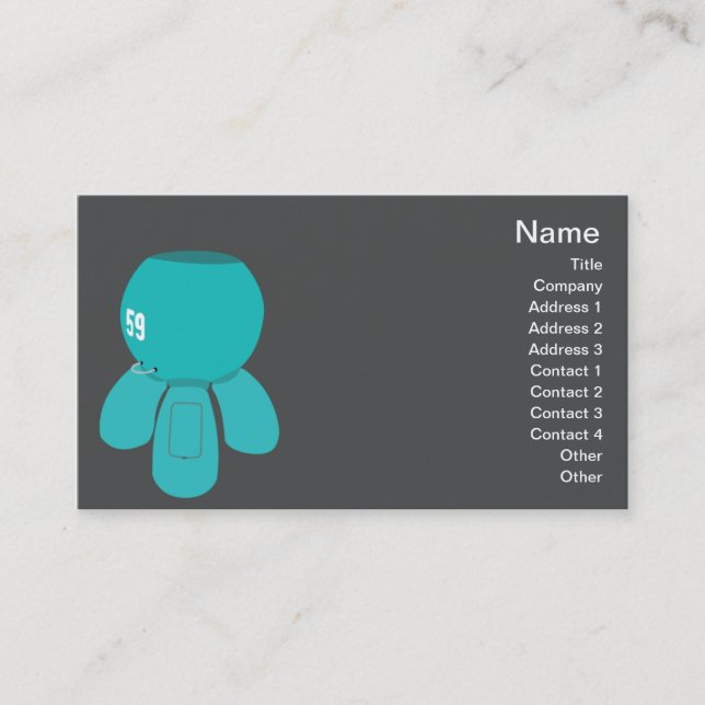 Robot Spyder - Business Card (Front)