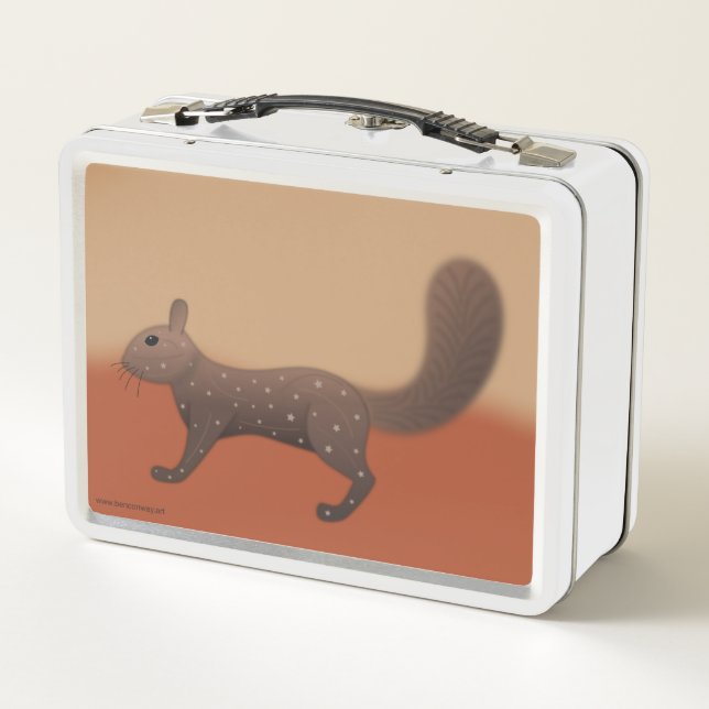 Robot Squirrel Lunchbox (Back)