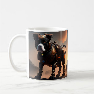 Robot Staffordshire Bull Terrier, Coffee Mug