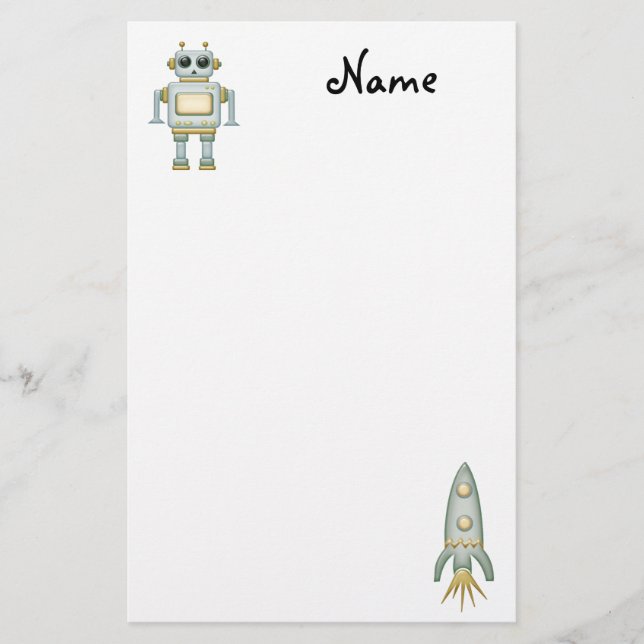 Robot Stationary Stationery (Front)